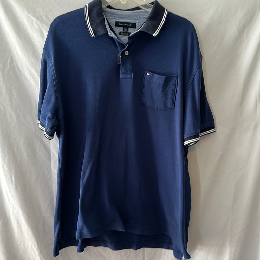Tommy Hilfiger  Polo Royal Blue Shirt